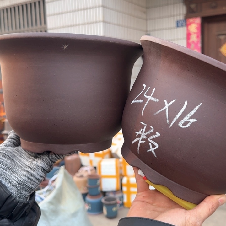 紫砂花盆特价清仓