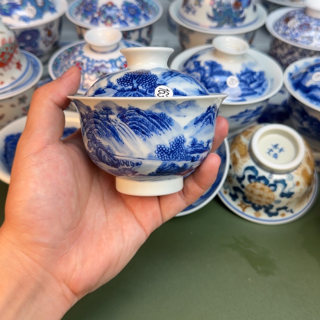 彦祖纯手工手绘茶具163
