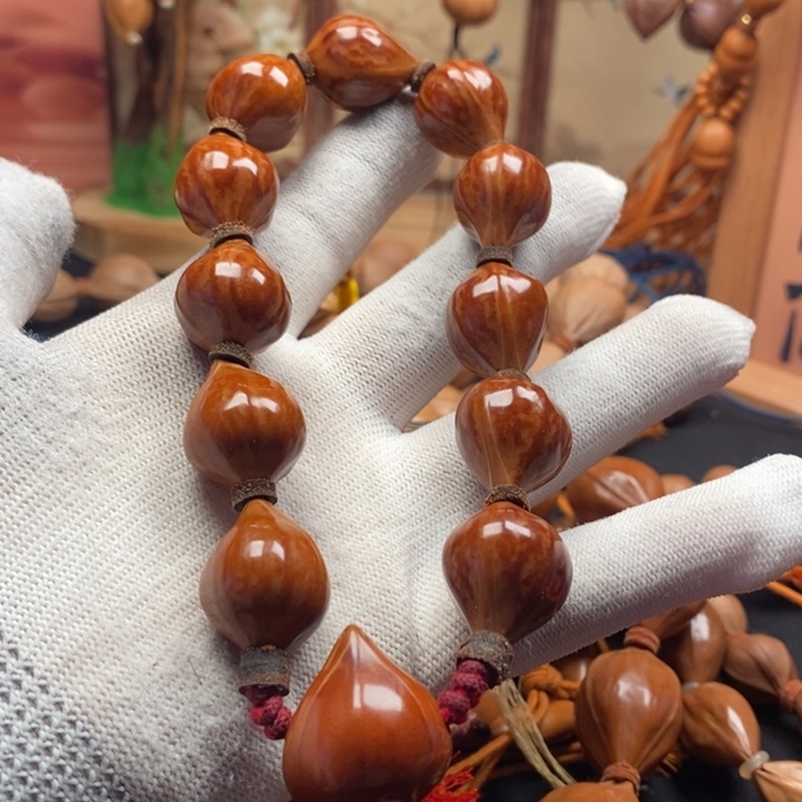 橄榄核手串/手链1.7红魔