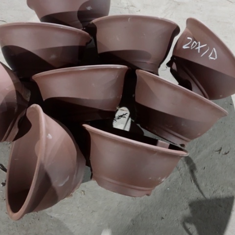 紫砂花盆100-9。20-10