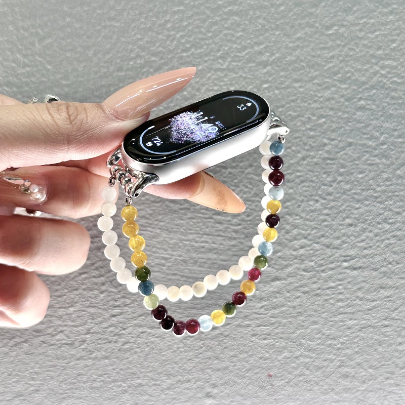 新中式复古彩色适用小米手环10表带9Pro小米9/8手环8Pro表带5/6/7