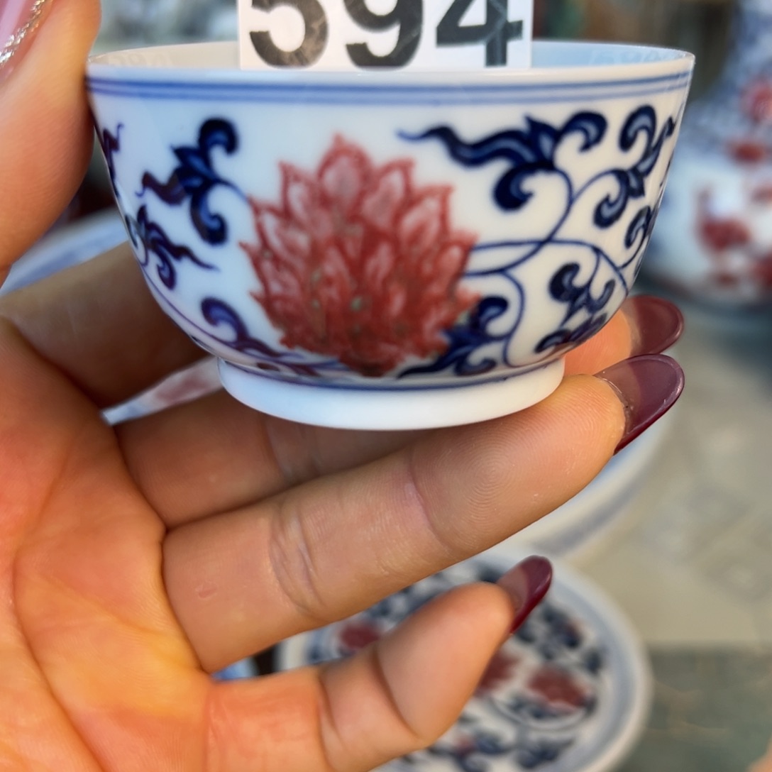 杯青花釉里红源头