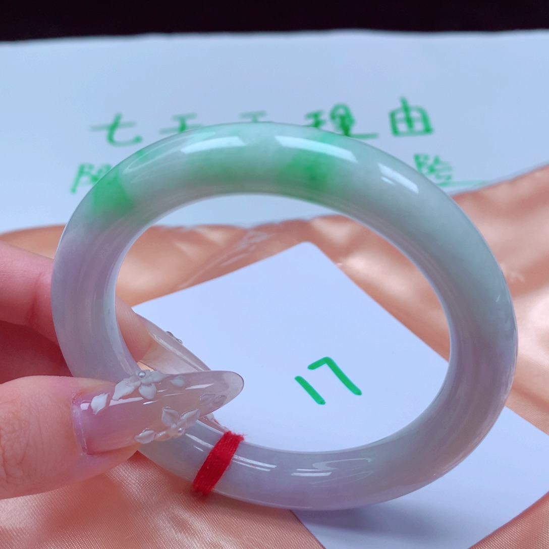 未镶嵌手镯翡翠天然缅甸翡翠A货手镯 17号