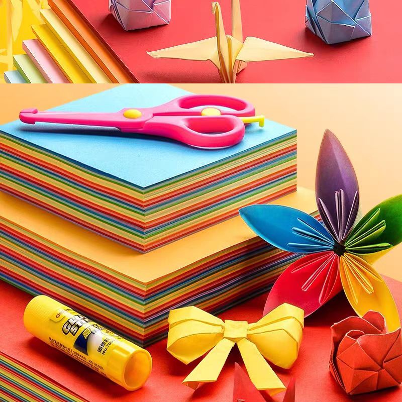 硬卡纸50张10色A4彩色160g厚手工卡纸