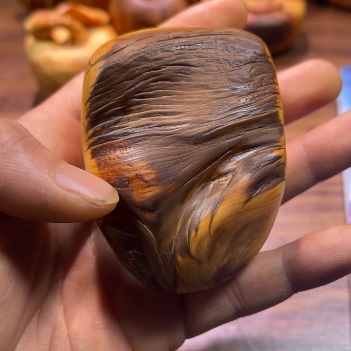 柏木（崖柏）陈化老料手串把件 