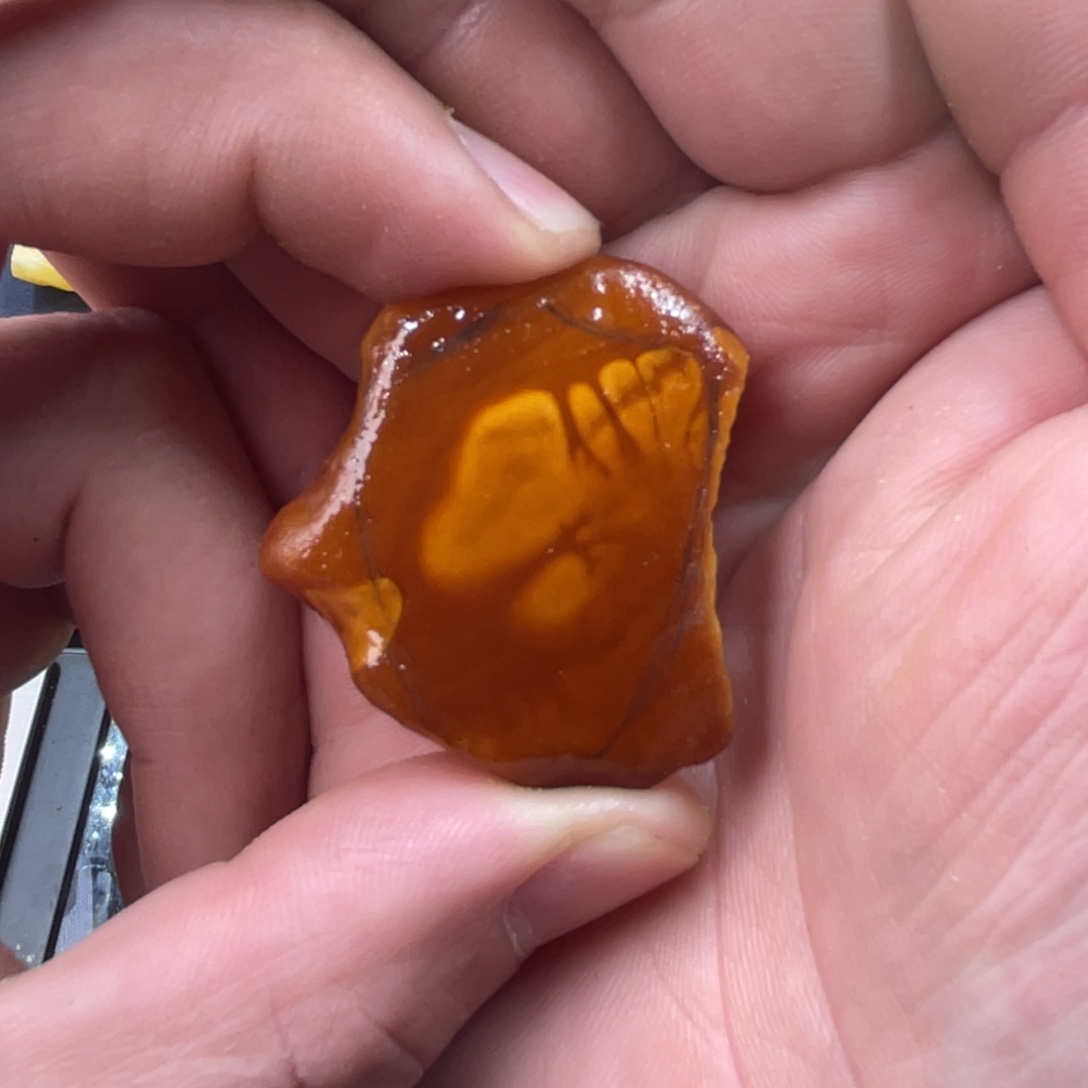 定制琥珀未镶嵌蜜蜡订制盾牌