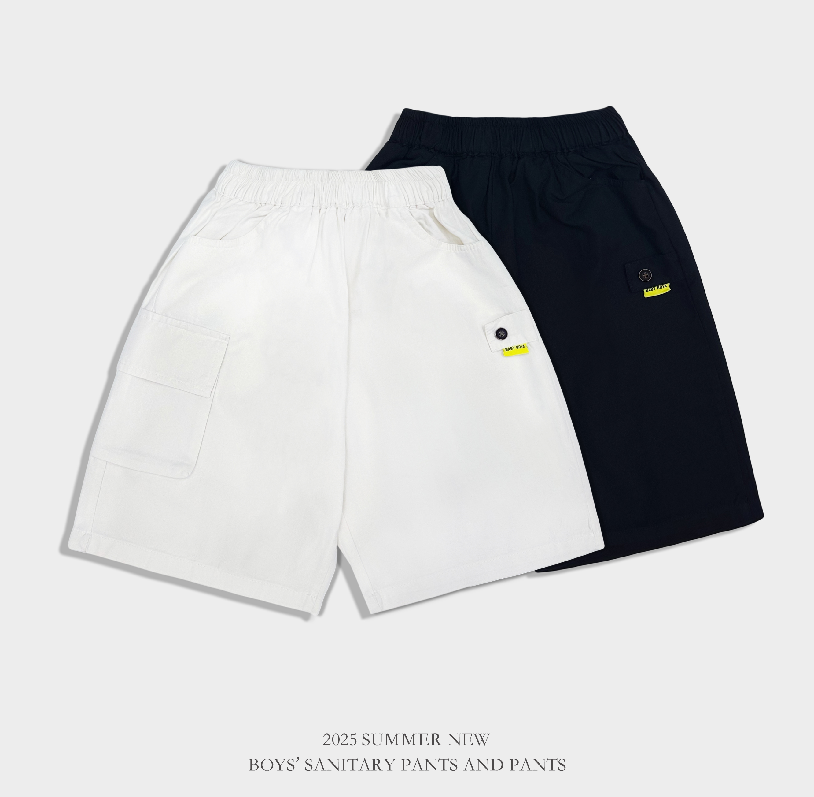 【现货】【阳光】男童短裤夏季休闲七分裤韩版纯棉宽松裤 6833#