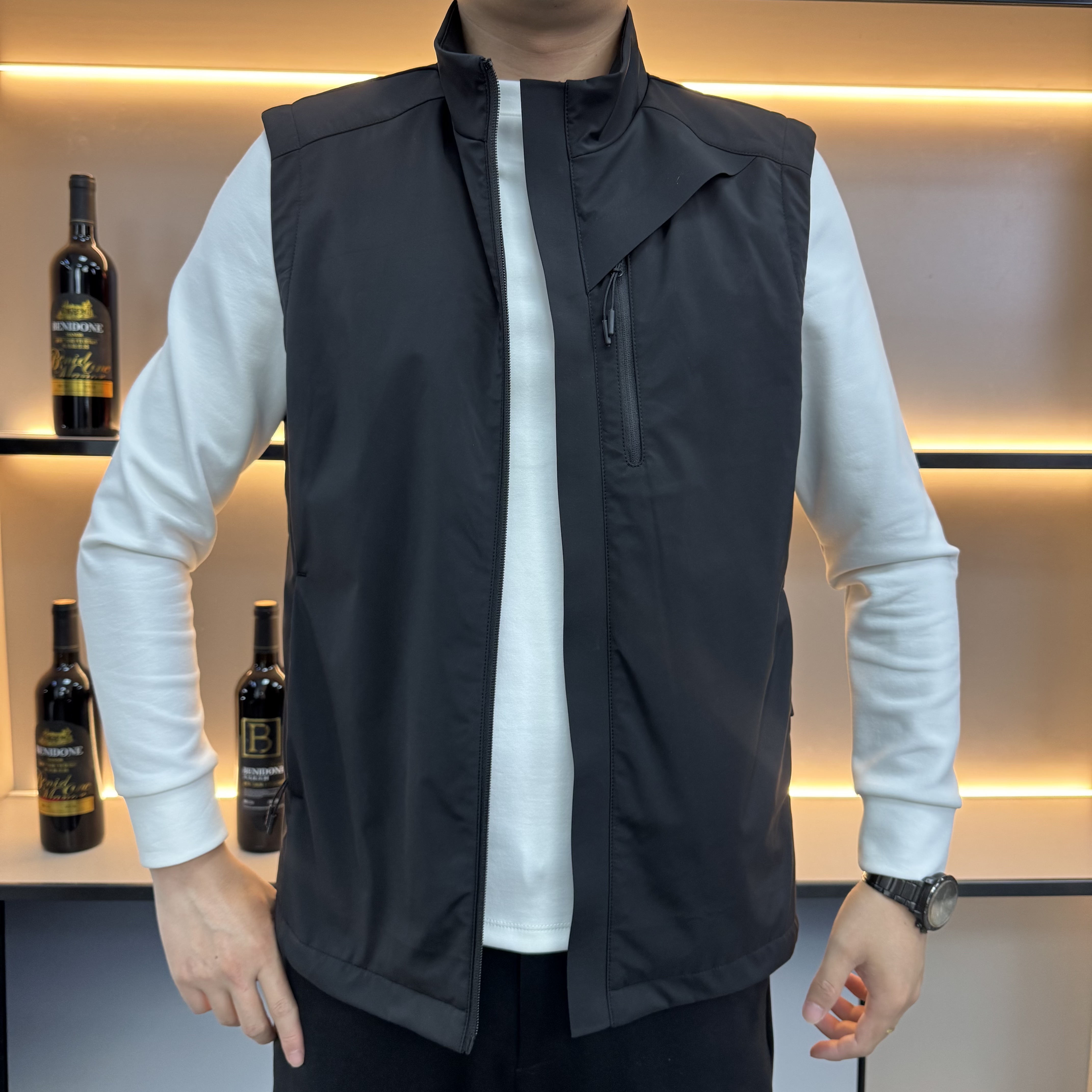 秋季新款2025男士休闲百搭舒适设计感高品质马甲25271