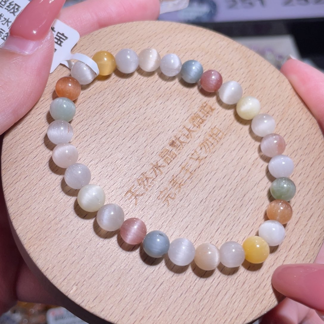 未镶嵌手链水晶251号多样性发一G 6mm+