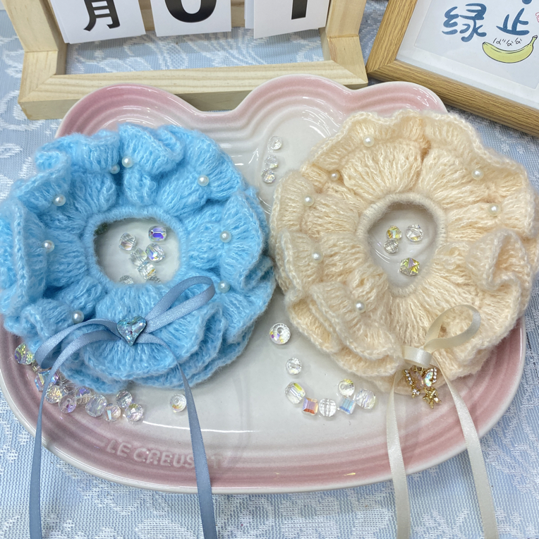 （本店满45米包邮）偏远地区不包邮珍珠蝴蝶结发圈