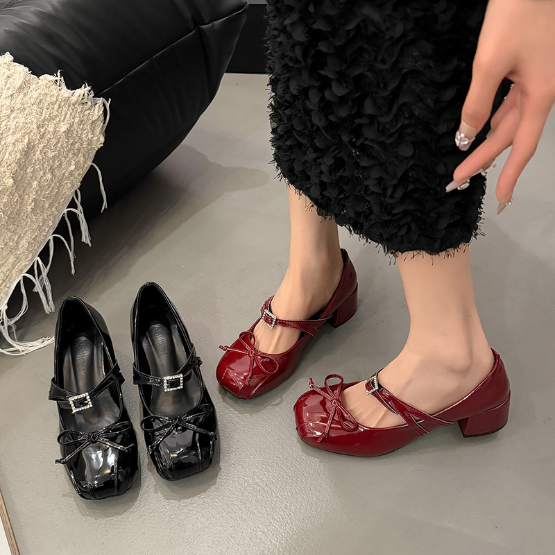 ZJ百搭时尚玛丽珍小单鞋女鞋