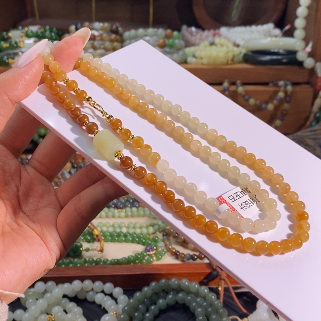 和田玉未镶嵌手链