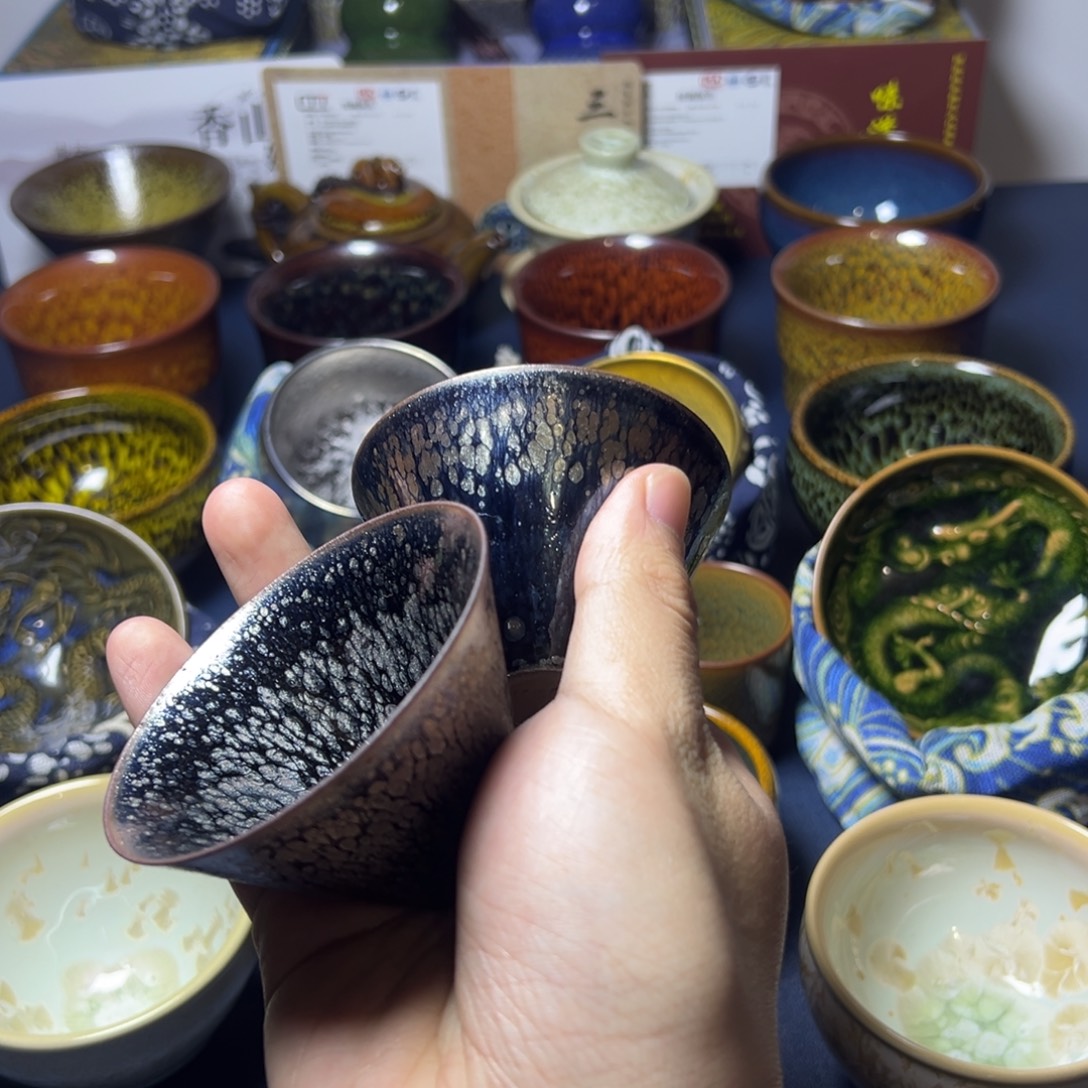 茶盏建阳建盏喝茶主人杯