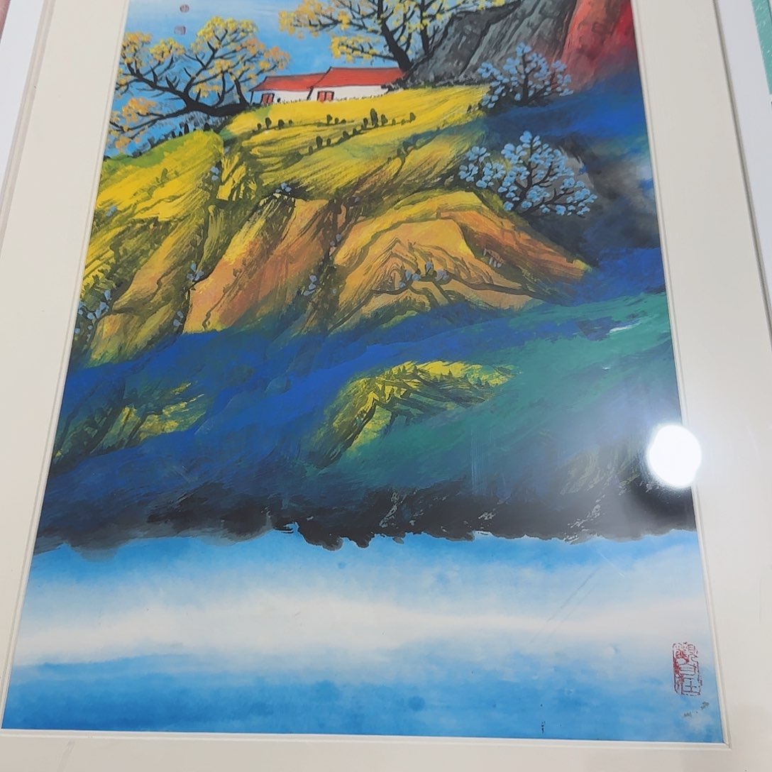 国画艺术家的作品