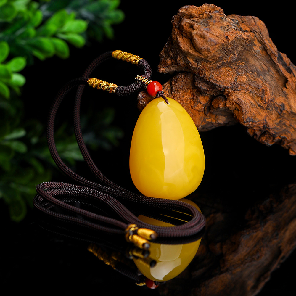 【星光村小飞YX02】蜜蜡水滴吊坠