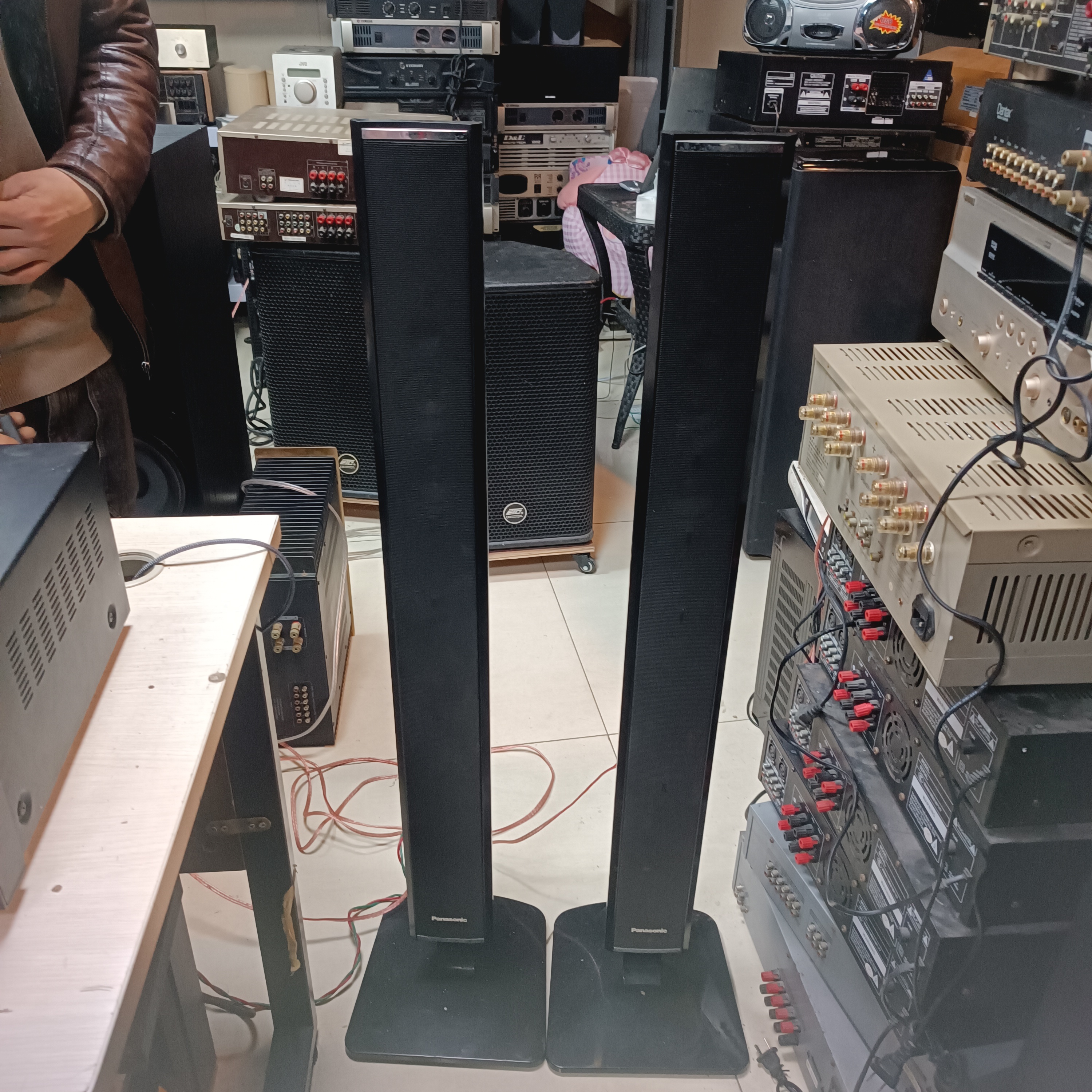 8新 HP/惠普 8新 二手松下音柱一对FS669运费自理不包退换