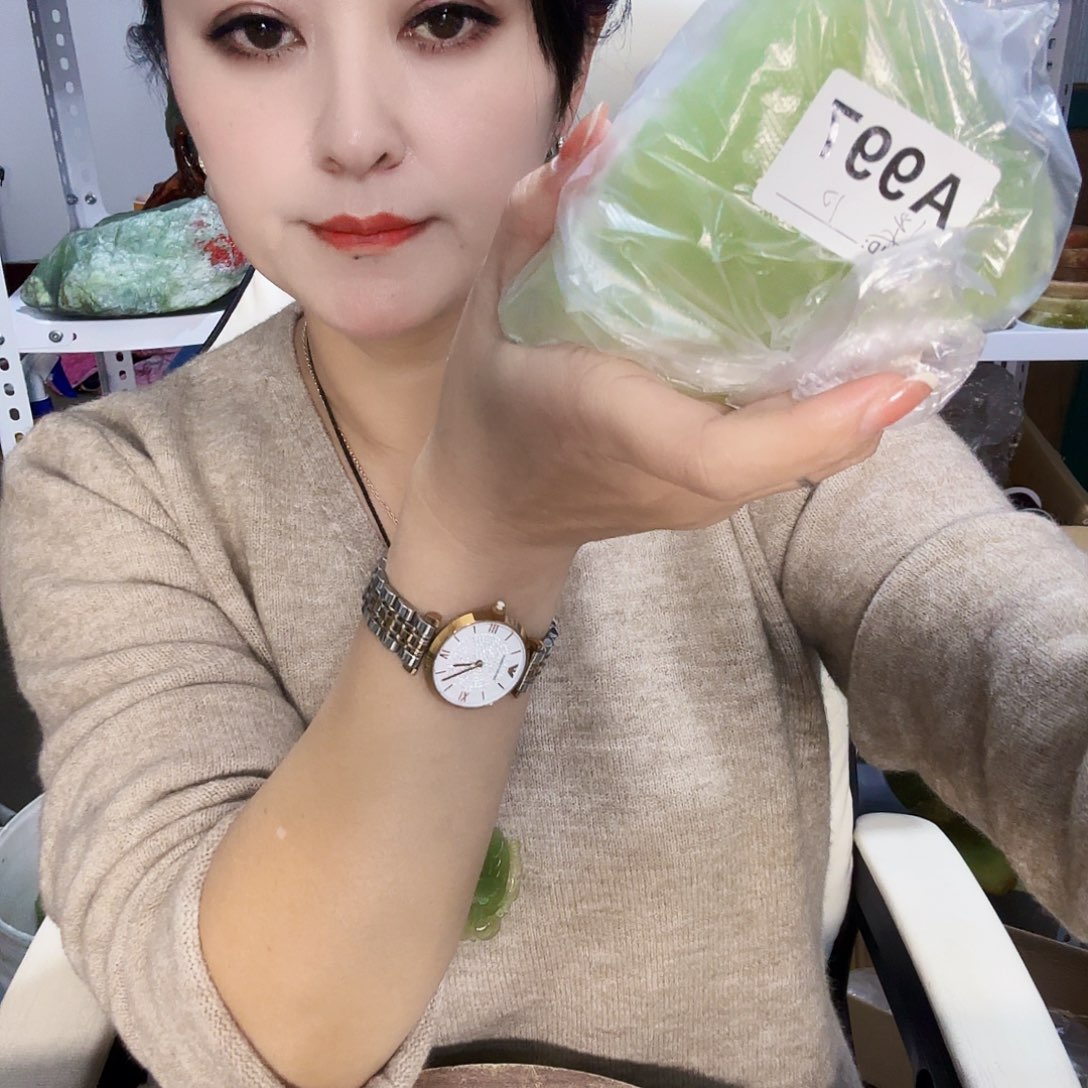 玉天然岫玉手工雕刻
