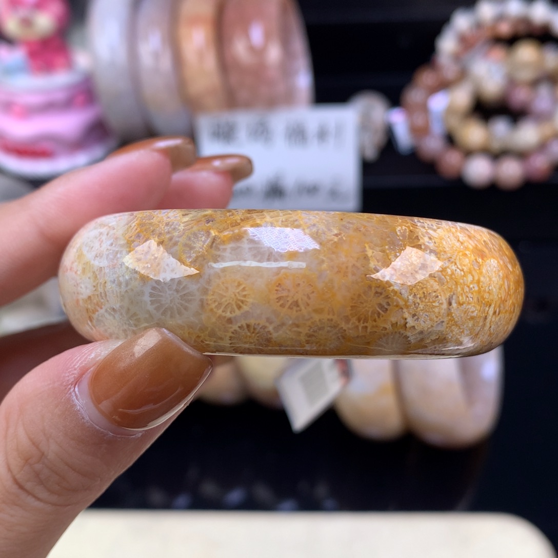 硅化珊瑚（珊瑚玉）未镶嵌吊坠(赠链)晚场福利五折52.4口（21号）