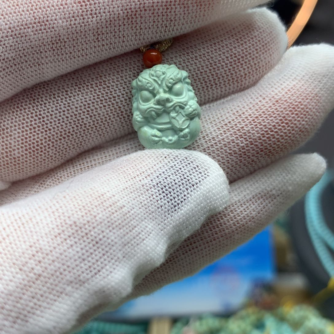 绿松石挂件未镶嵌