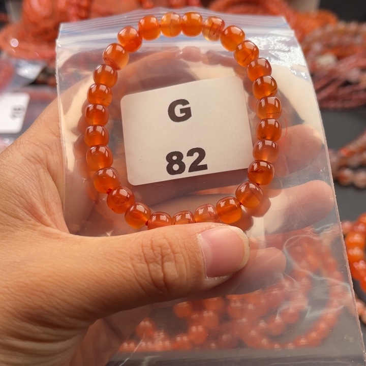 南红玛瑙未镶嵌多样性发货默认微瑕称重7mm