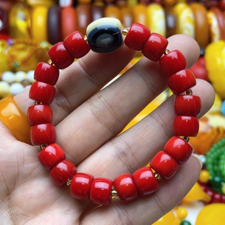 树脂制品36号红色手串