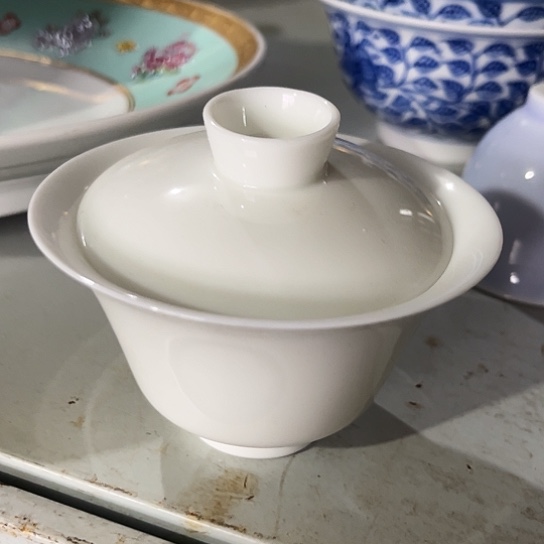 盘盖碗一个陶瓷陶瓷陶瓷