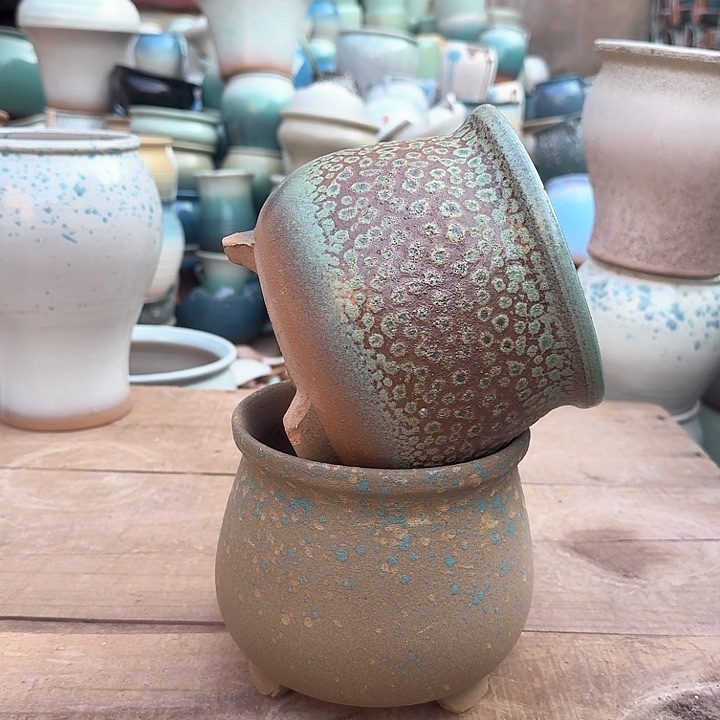 红陶微瑕花盆处理来啦