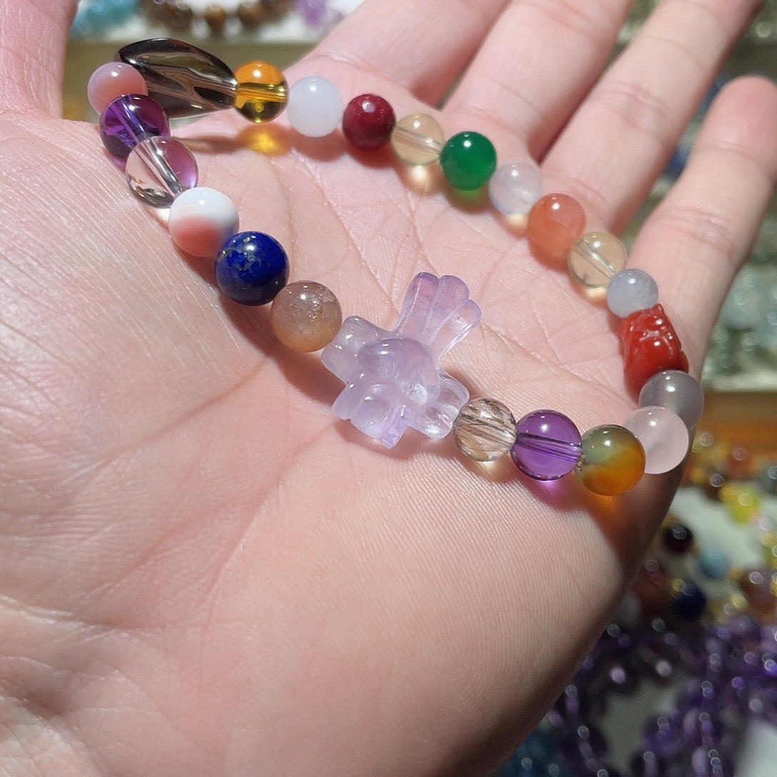 未镶嵌水晶手链手链