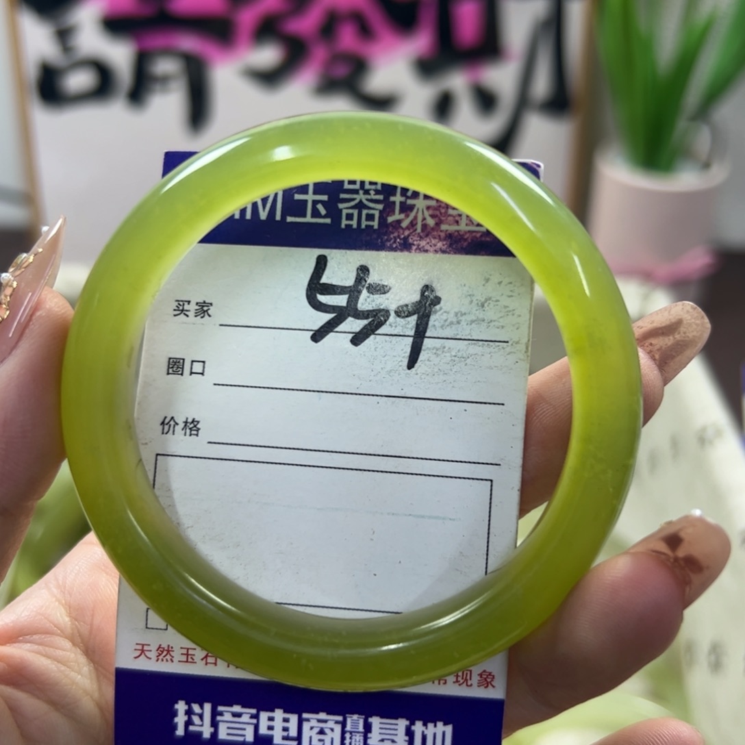 蛇纹石玉手镯未镶嵌584