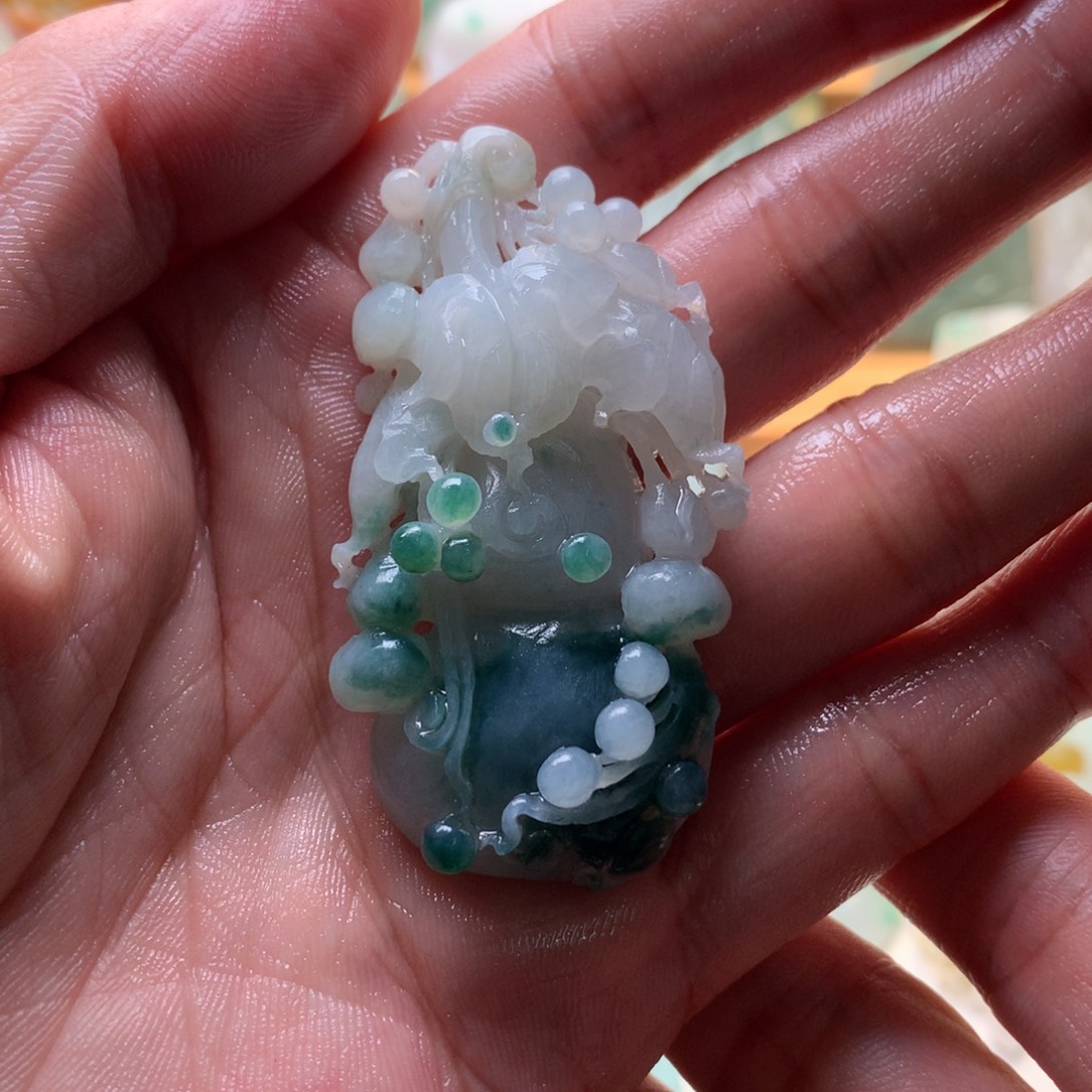 定制翡翠未镶嵌葫芦
