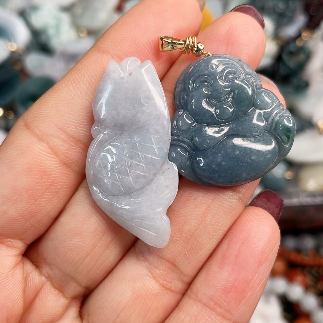 翡翠颈饰未镶嵌翡翠