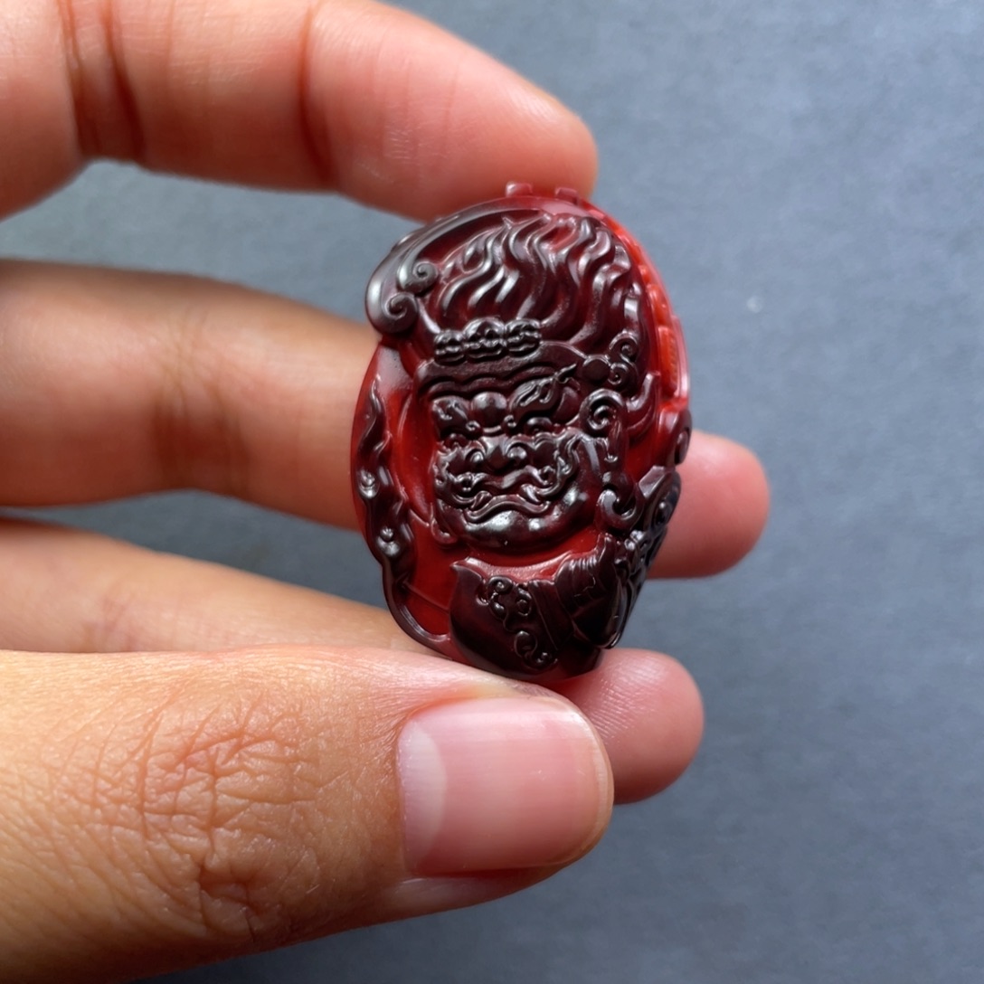南红玛瑙未镶嵌配饰大黑天