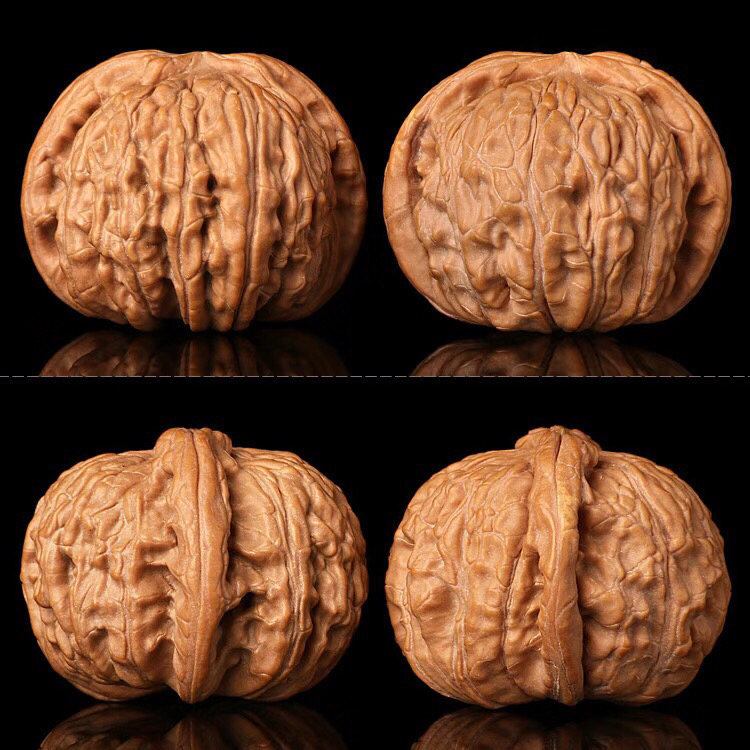 原无修闷尖白狮子头核桃38mm左右精品文玩核桃