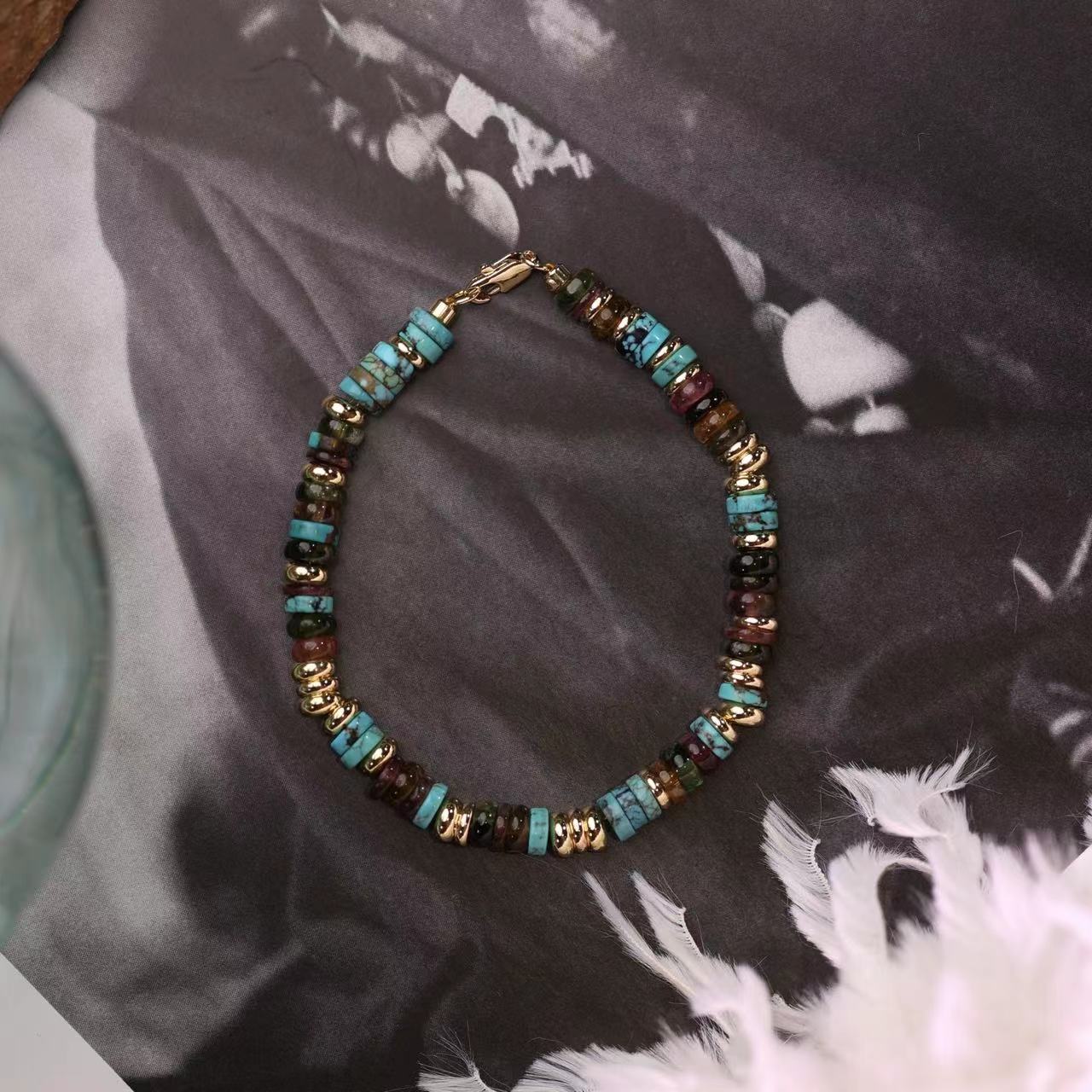 非金属仿珍珠手链 手链女小众精致高级感手串【哎呦家18271】