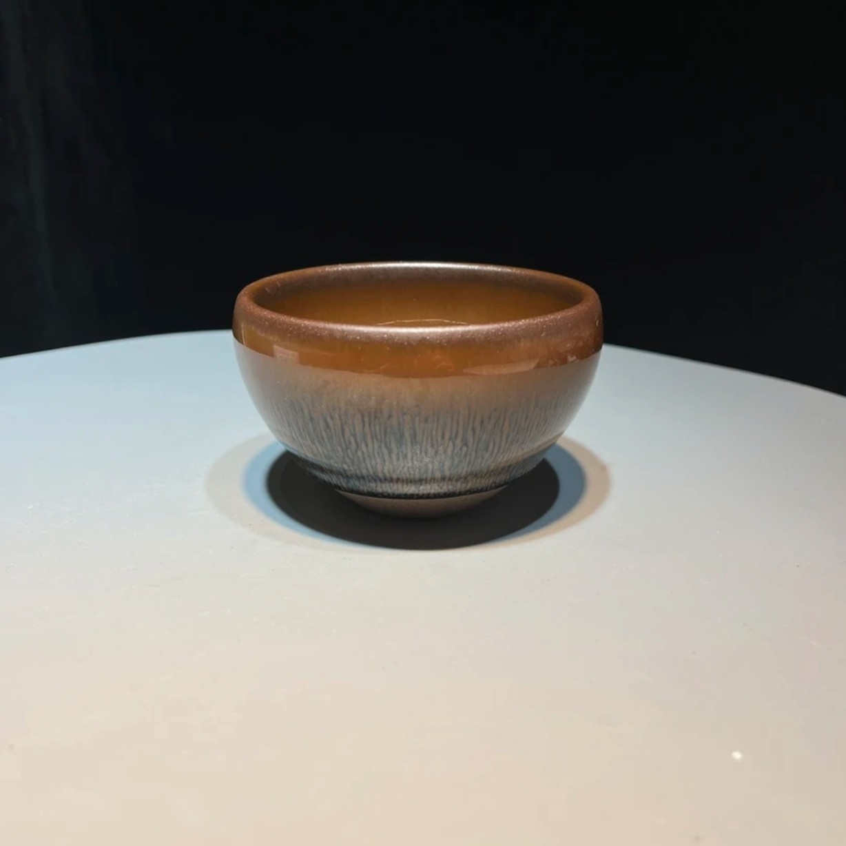 建窑建盏茶器建盏主人杯茶杯龙窑柴烧高温兔毫钵钵器型原款原釉