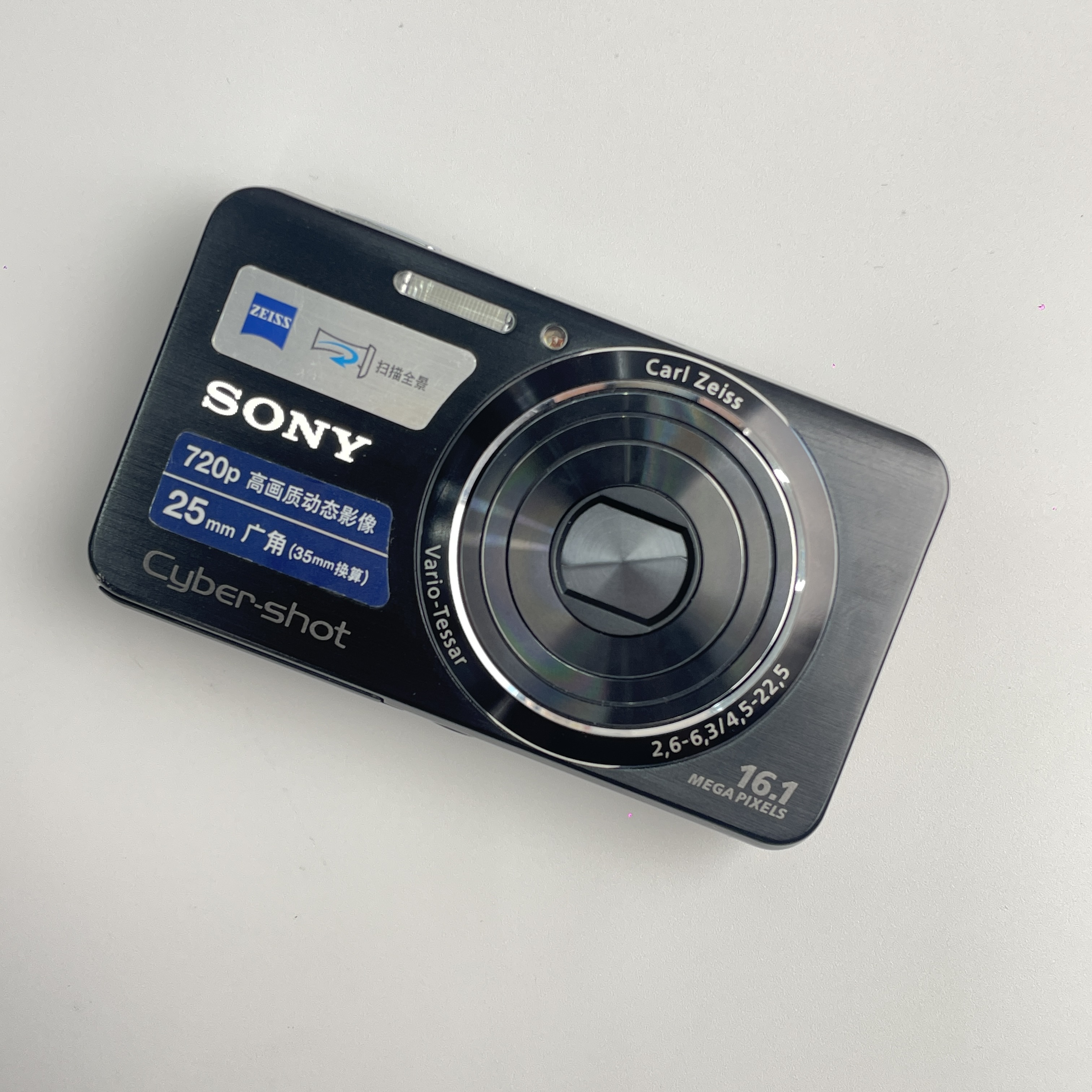 95新 Sony/索尼 w630黑色1610万像素5倍变焦ccd数码相机