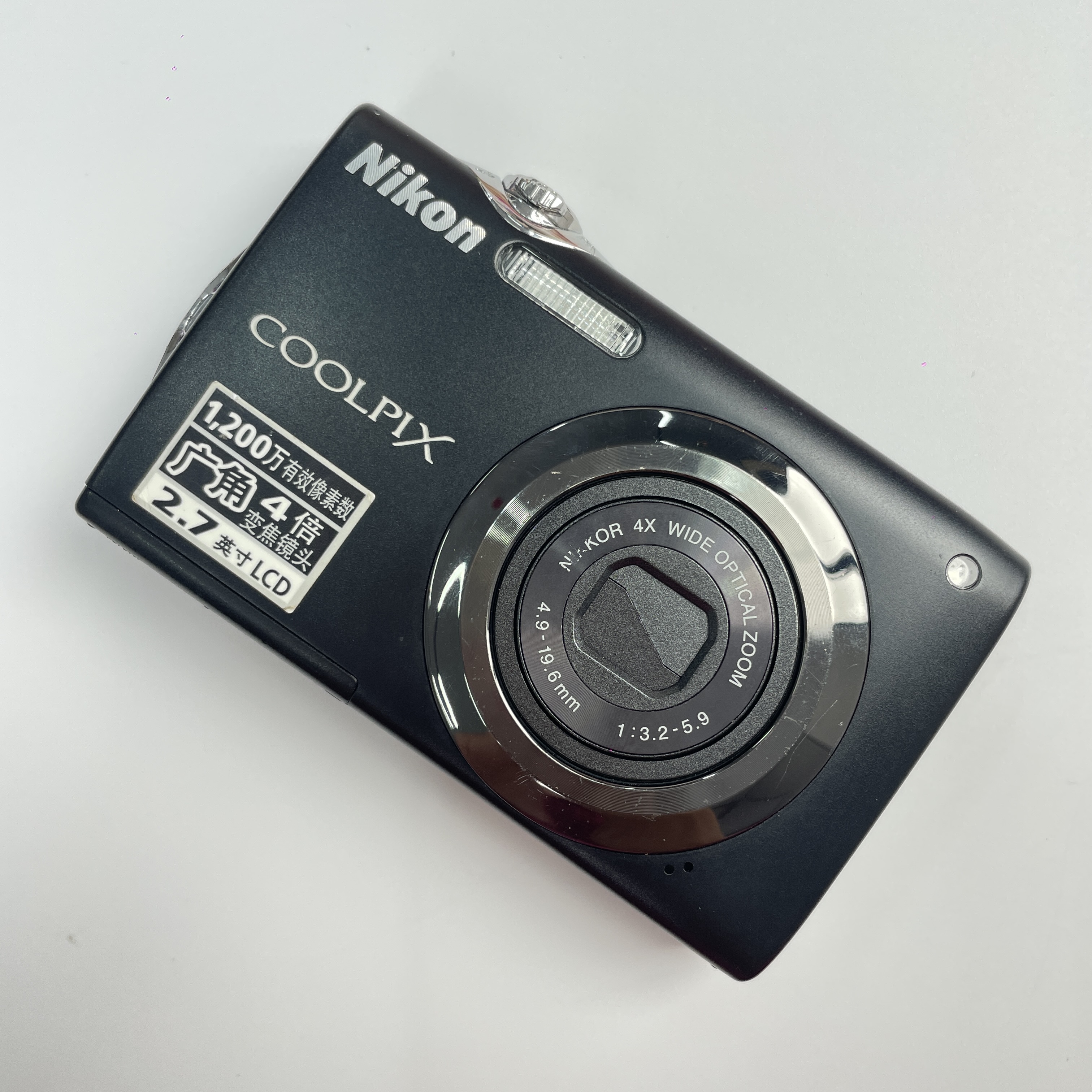 95新 Nikon/尼康 s3000黑色1200万像素4倍变焦ccd数码相机