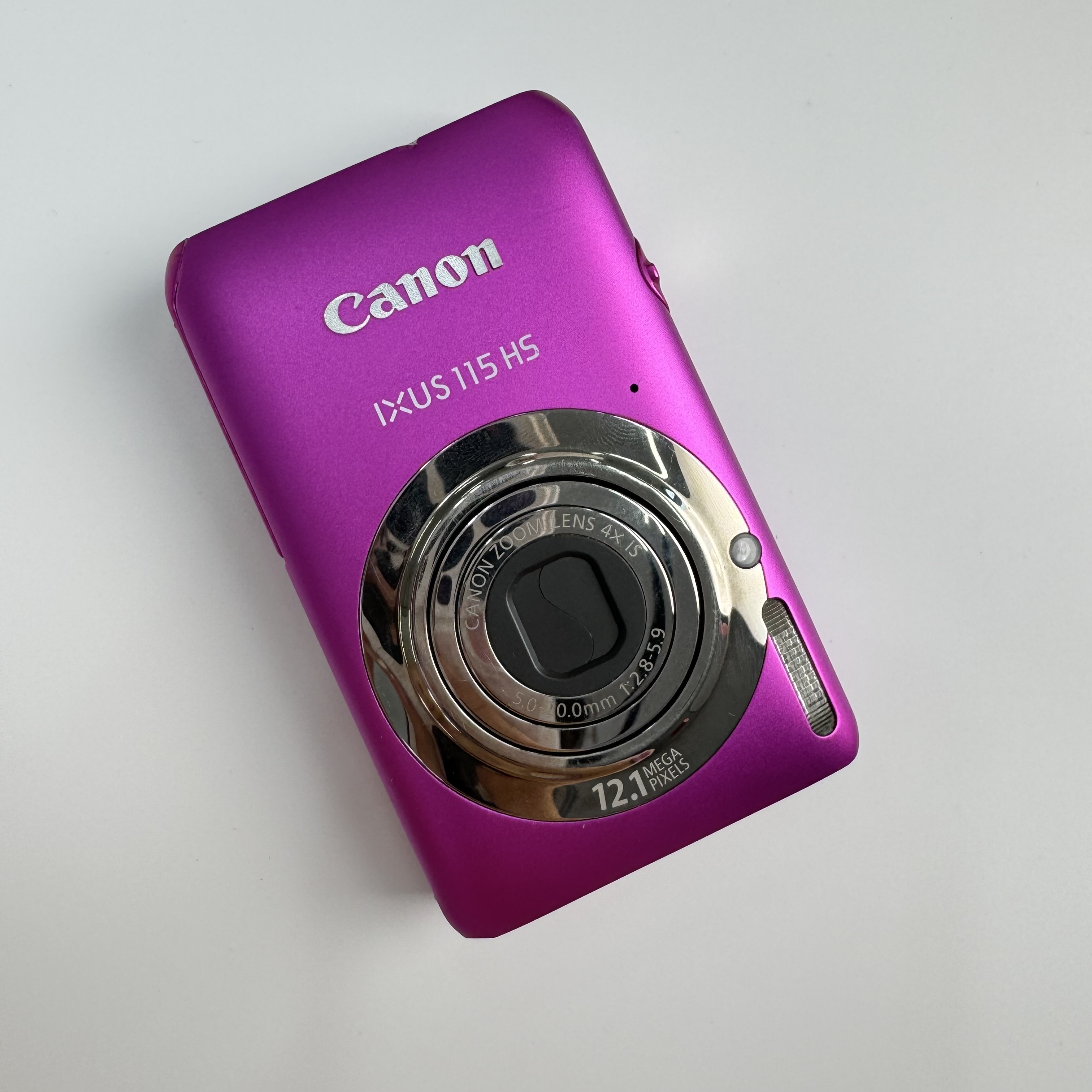 95新 Canon/佳能 ixus115紫色1210万像素4倍变焦ccd数码相机