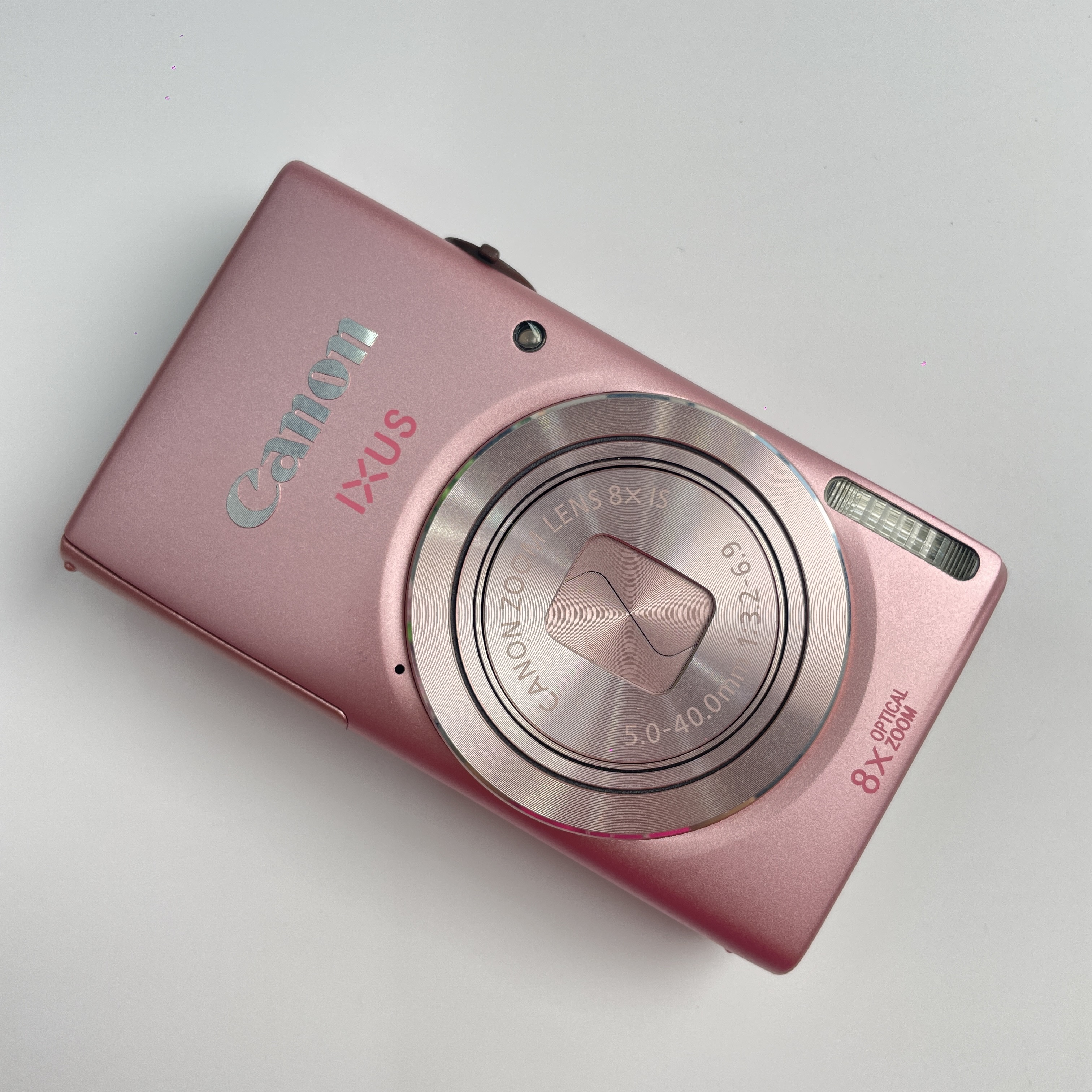 95新 Canon/佳能 ixus132原盒粉色1610万像素8倍变焦ccd数码相机