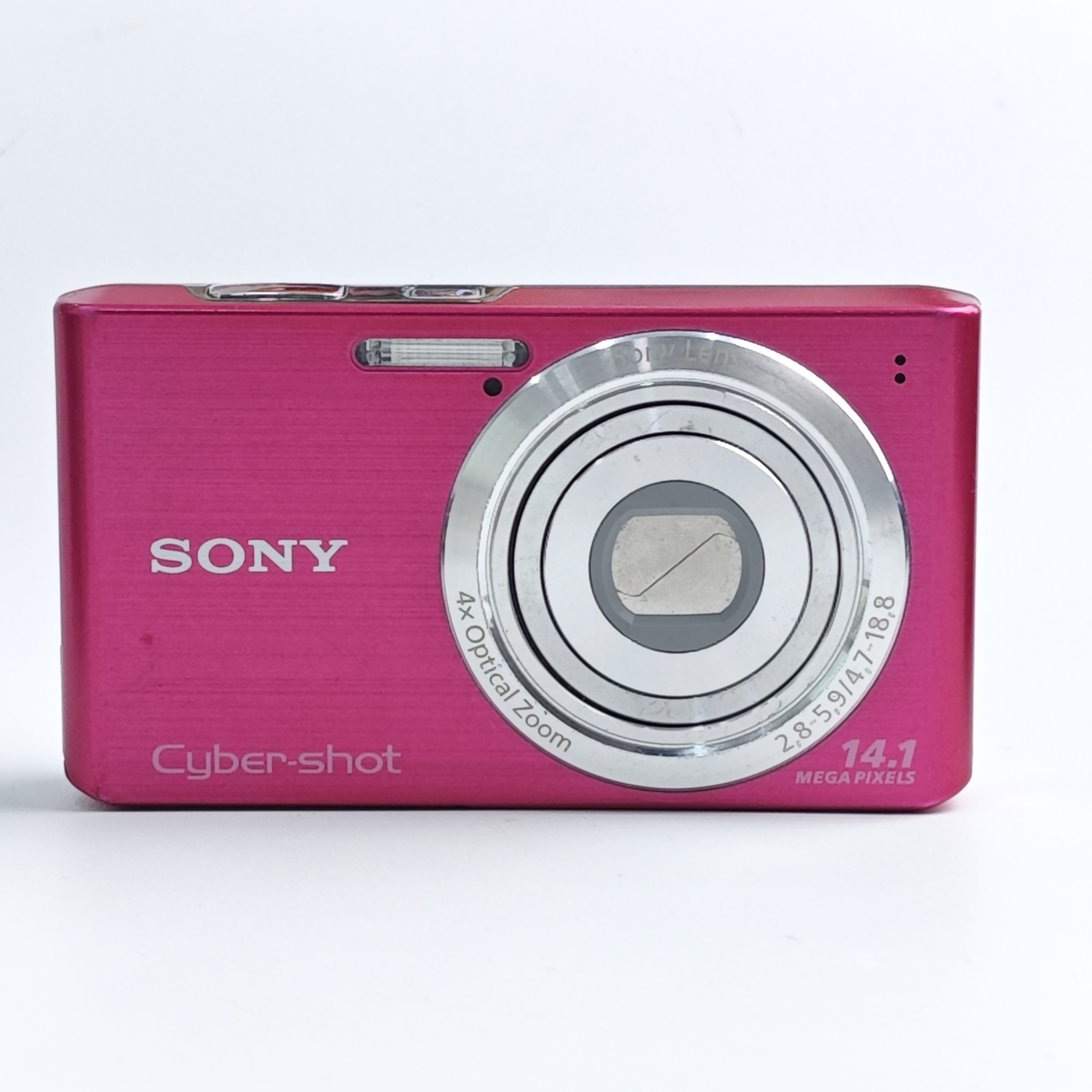 95新 Sony/索尼 w610粉色1410万像素4倍变焦ccd数码相机