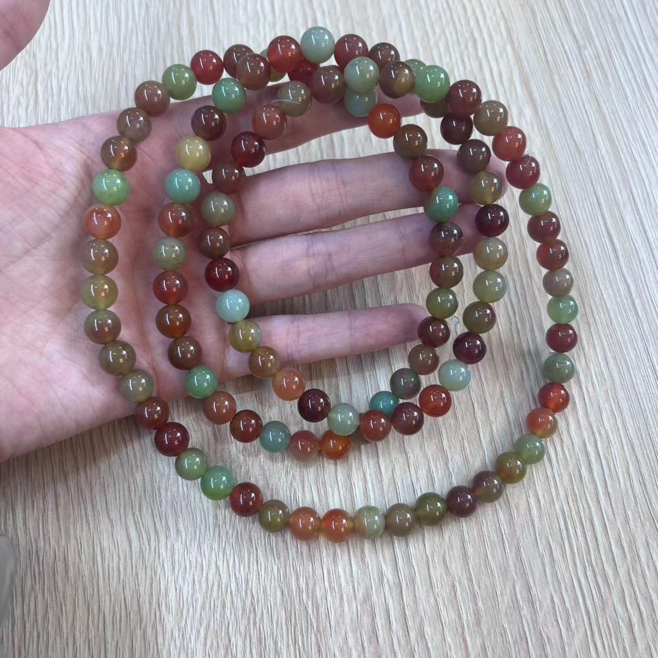 精品盐源玛瑙项链妈妈链毛衣链-（颜色略有微差多样性发） 16088