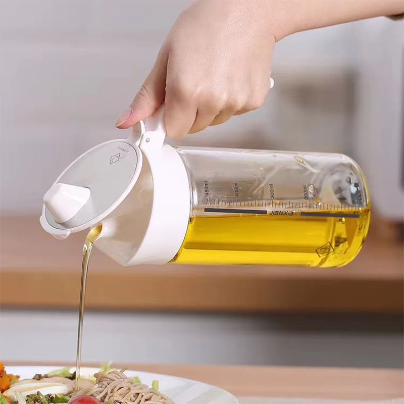 百润严选 建厦高硼硅玻璃大口径油壶单只装