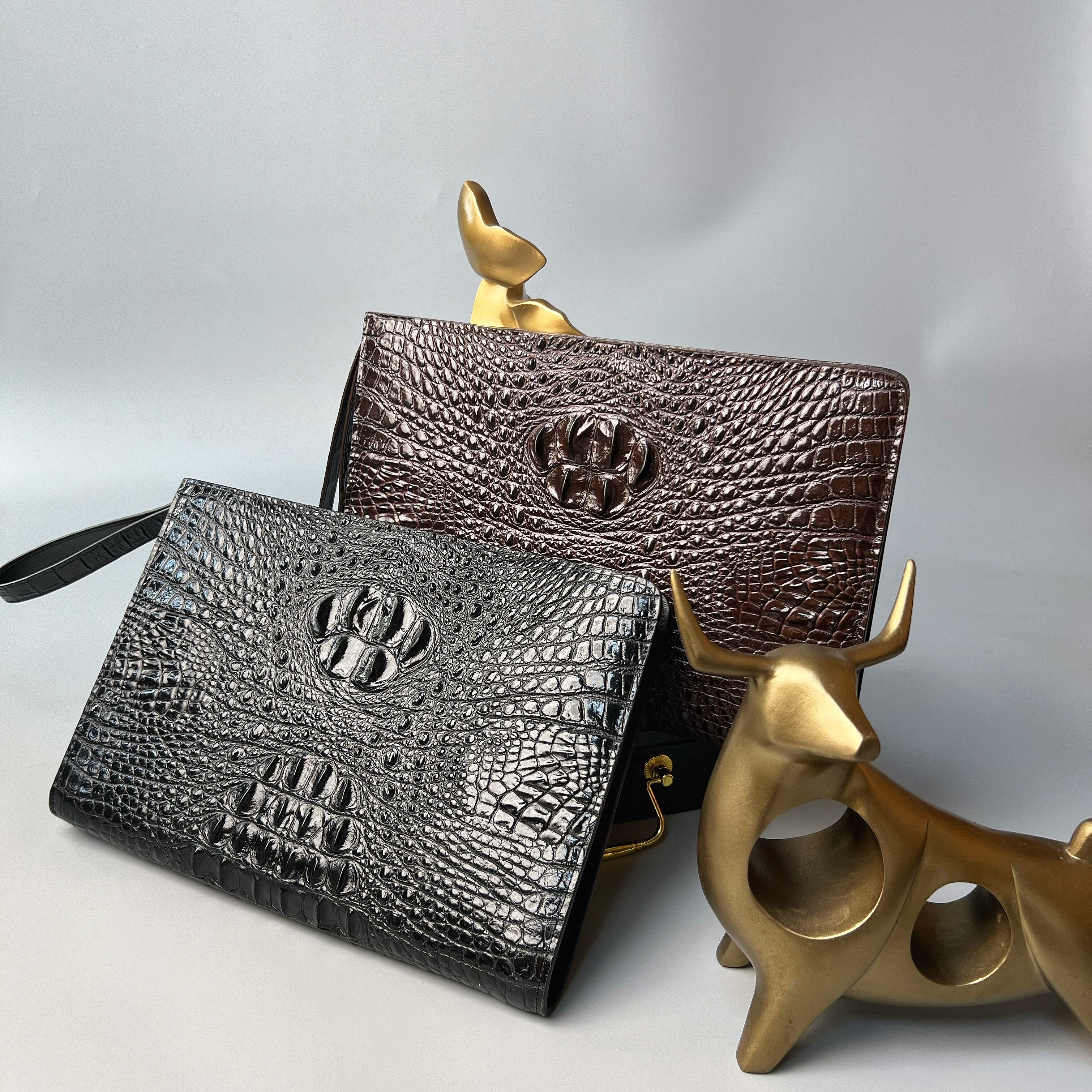 鳄鱼（骨皮）男士信封包