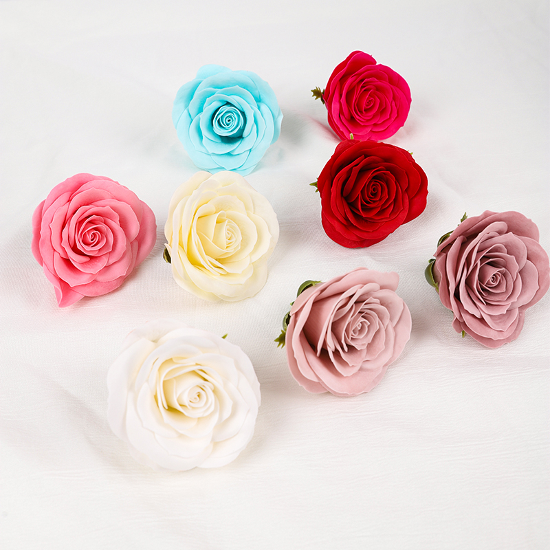 七层苏醒花束包装手工diy材料玫瑰仿真香皂花永生花