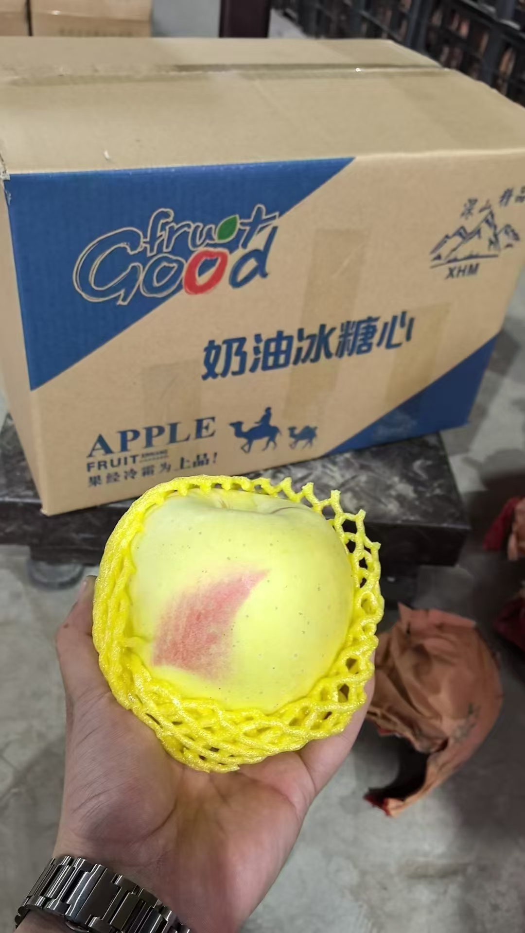 奶油富士苹果6斤一兜