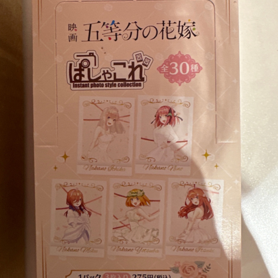 五等分的花嫁映画拍立得(全30种，每包3张)