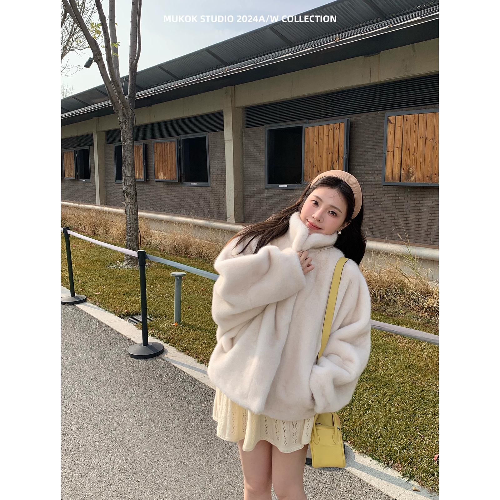 MUKOK  ”银狐月光“~高克重环保草草外套