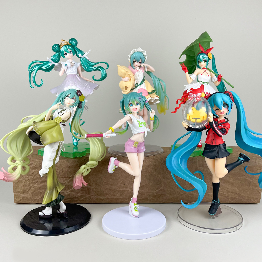 动漫初音未来手办水冰月美少女蕾姆拉姆穹妹二次元公仔模型摆件批