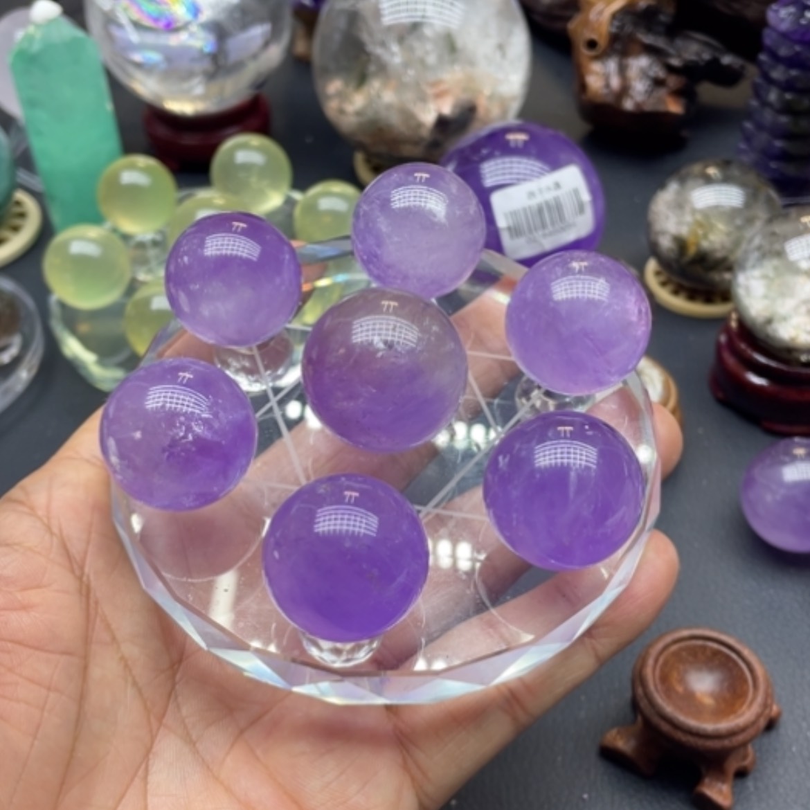 【闪购商品】水晶摆件未镶嵌金****脚