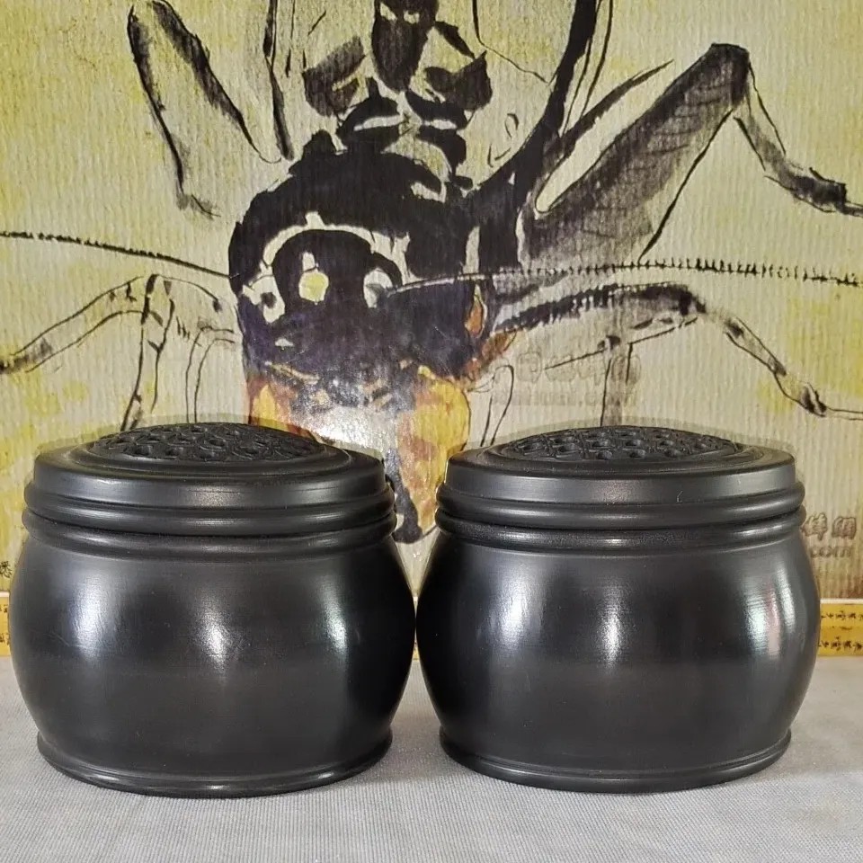 蝈蝈油葫芦黑色素面叫罐老三合土塘底盘煮完毕到手直接使用